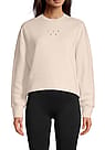 Casall Boxy Crew Neck Sweatshirt Light Sand/S
