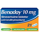 Benaday Filmovertrukne tabletter 10 mg 21 tabl.