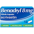 Benadryl Kapsler 8 mg 12 stk