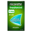 Nicorette® Freshmint 2 mg medicinsk tyggegummi 30 stk.