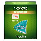 Nicorette® Fruitmint 2 mg medicinsk tyggegummi 210 stk.