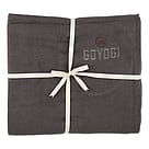 GOYOGI Calm Organic Cotton Yoga Blanket Dark Grey