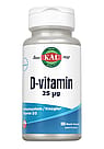 KAL D-vitamin 25 mcg 100 kapsler