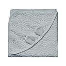 Cam Cam Copenhagen Baby Håndklæde med Hætte 40 Classic Grey 80x80 cm