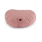 GOYOGI Calm Organic Cotton Crescent Meditation Cushion Rose
