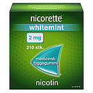 Nicorette® Whitemint 2 mg medicinsk tyggegummi 210 stk.