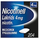 Nicotinell Lakrids Tyggegummi 4 mg 204 stk