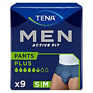 Tena Men Active Fit Pants Blå str S/M 9 stk