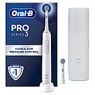 Oral-B Pro 3 Eltandbørste + 1 Børstehoved Hvid