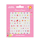 Le mini macaron Mini Nail Art Stickers Flower Power