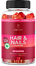 VitaYummy Hair & Nails Mixed, Raspberry & Peach 90 stk.