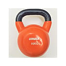 Titan Life træningsudstyr Kettlebell Orange Cast Iron Incl. Vinyl 16 kg