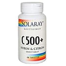C-vitamin C500+ hyben, citron Solaray 100 tab