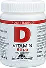 Natur Drogeriet D-vitamin 85 ug 180 tabl.