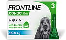 Frontline 134 mg/120,6 mg spot-on, opløsning til hunde 10-20 kg 3 stk.
