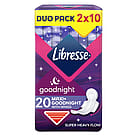 Libresse Maxi Night Wing Duo Pack 20 stk