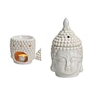 Diverse Duftlampe Buddha Hvid