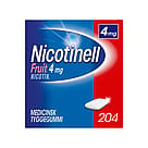 Nicotinell Fruit Tyggegummi 4 mg 204 stk