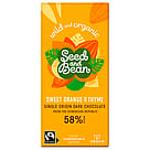 Seed & Bean Mørk Chokolade 58% Sød Appelsin & Timian Ø 85 g