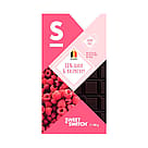Sweet Switch Chokolade 88% Mørk Med Hindbær 100 g