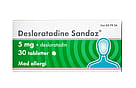 Desloratadine ”Sandoz” 5 mg filmovertrukne tabletter 30 stk.