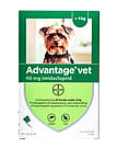 Advantage Vet Advantage vet. kutanopløsning til hunde under 4 kg. 2 ml