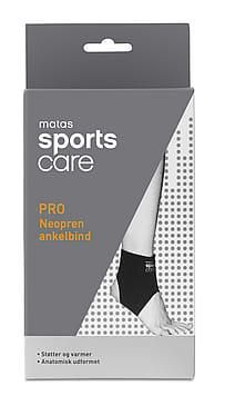 Matas Sports Care PRO Neopren Ankelbind Sort L