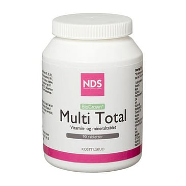 NDS Multi Total multivitamin og mineral 90 tabl.