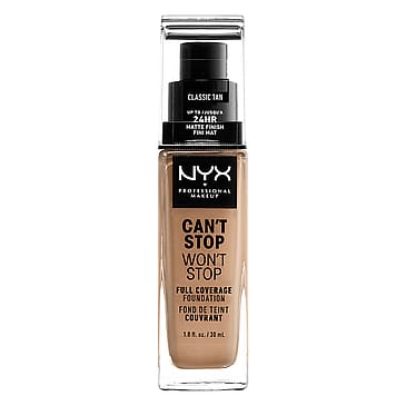 NYX PROFESSIONAL MAKEUP Can't Stop Won't Stop 24-Hours Foundation Classic Tan