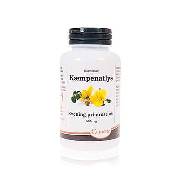 Camette Kæmpenatlysolie Evening Primrose Oil 180 kaps.