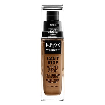 NYX PROFESSIONAL MAKEUP Can't Stop Won't Stop 24-Hours Foundation Nutmeg