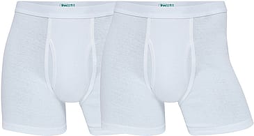 JBS Tights Organic Cotton 2-pak Hvid XXL