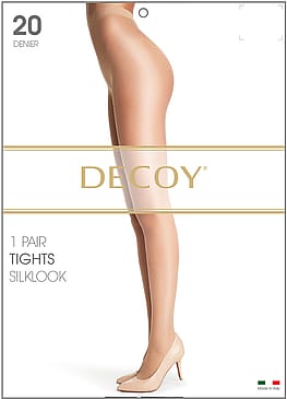 Decoy Tights Silklook Sort 20 Den. M/L