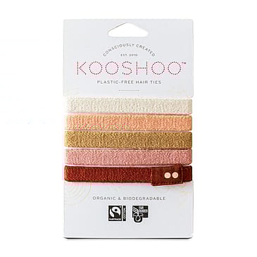 Kooshoo Hårelastikker Ginger/Orange/Fersken