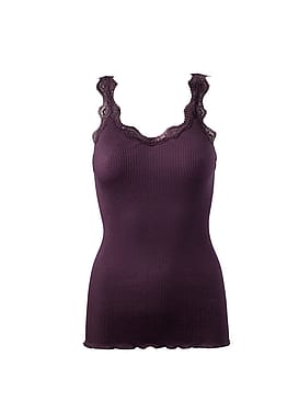 Rosemunde Organic Top Lace Aubergine S