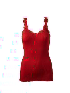 Rosemunde Organic Top Lace Cranberry L