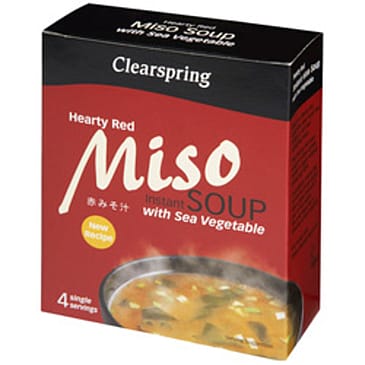 Clearspring Instant Miso Soup - Hearty Red 40 g