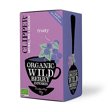 Clipper Wild Berry Te Ø 20 breve