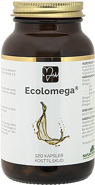 Ecolomega Fiskeolie 120 kaps.