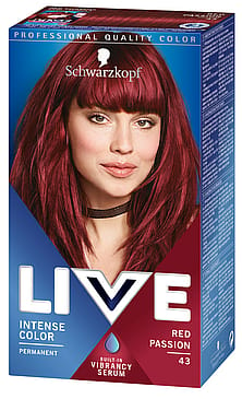 Schwarzkopf LIVE Intense Color Urban Metallics Hårfarve 43 Red Passion