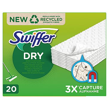 Swiffer Sweeper Dry Pads Refiller 20 Stk