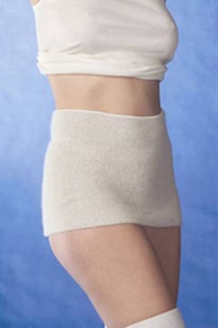 Peters Angora Rygvarmer Beige XXL