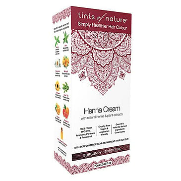 Tints of Nature Hårfarve Henna Creme Burgundy 70 ml