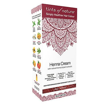 Tints of Nature Hårfarve Henna Creme Red 70 ml