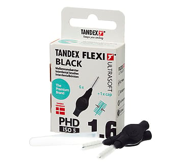 Tandex FLEXI Mellemrumsbørste Black