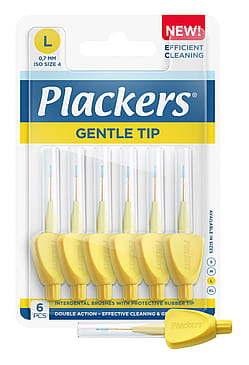 Plackers Interdentalbørste 0,7mm L 6 stk