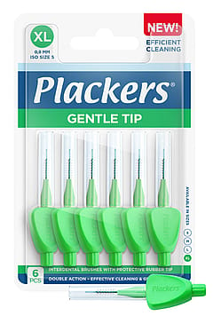 Plackers Interdentalbørste 0,8mm XL 6 stk