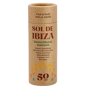 Sol De Ibiza Face & Body Plastic Free Stick SPF50 40 g