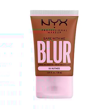 NYX PROFESSIONAL MAKEUP Bare With Me Blur Tint Foundation 18 Nutmeg