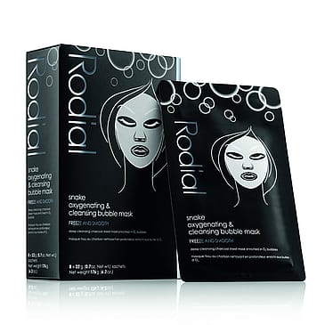 Rodial Snake Oxygenating & Cleansing Bubble Sheet Masks 4 stk